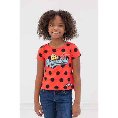 Miraculous Ladybug Cat Noir Rena Rouge Girls 2 Pack T-Shirts Little Kid To Big Kid - Image 5