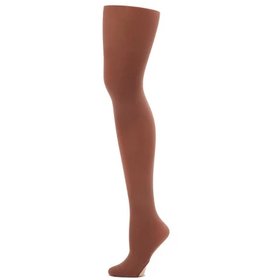 Capezio Ultra Soft Self Knit Waistband Transition Tight - Girls & Toddler - Image 18