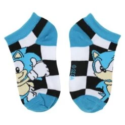 Youth Sonic The Hedgehog Ankle Socks 6-Pack - Speedy Style For Kids