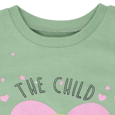 Star Wars The Mandalorian The Child Girls T-Shirt And Leggings Outfit Set Little Kid - Image 4