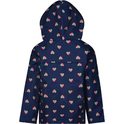 LONDON FOG Girls' Waterproof Hooded Jacket And Pant Rain Suit Set For Kids - Image 3