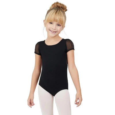 Capezio Puff Sleeve Keyhole Back Leotard - Girls - Image 2