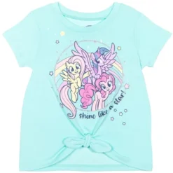 My Little Pony Girls T-Shirt And French Terry Shorts Outfit Set Little Kid