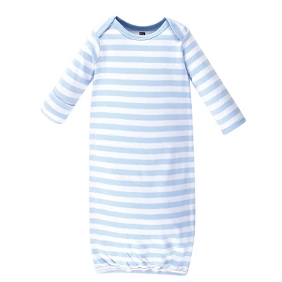 Hudson Baby Infant Boy Cotton Gowns, Sailor Whale, Preemie-Newborn - Image 2