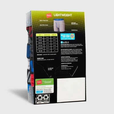 Hanes Boys' 5pk X-Temp Boxer Briefs - Red - Image 3