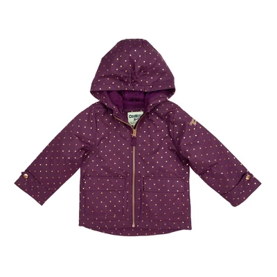 OshKosh B'gosh® Baby Girls' Polka Dots Jacket - Purple 4T