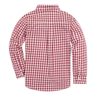 Andy & Evan Kids Red Gingham Button Down Shirt, Size 7Y - Image 2