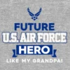 Toddler's United States Air Force Future Grandpa Hero