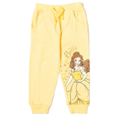 Disney Princess Cinderella Belle Jasmine Moana Rapunzel Ariel Girls Fleece 3 Pack Pants Toddler To Big Kid - Image 2