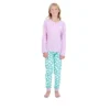 Sleep On It Girls 2-Piece Fleece Pajama Set - Follow Your Heart