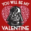 Boy's Star Wars Valentine Darth Vader Invitation T-Shirt