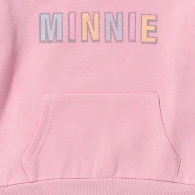 Disney Minnie Mouse Baby Girls Fleece Pullover Hoodie And Pants Outfit Set Infant - Image 4
