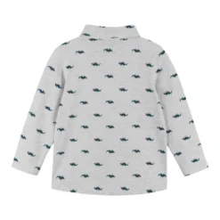 Andy & Evan Kids Boys Pique Knit Buttondown Beige, Size 6