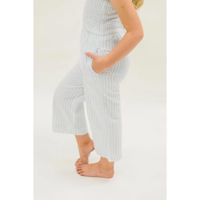 Hope & Henry Girls' Organic Cotton Smocked Button Front Jumpsuit, Kids - Image 3