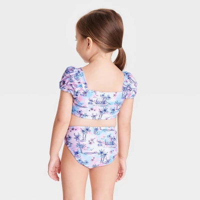 Toddler Girls' Disney 3pc Swimwear Set - 4T - Image 2