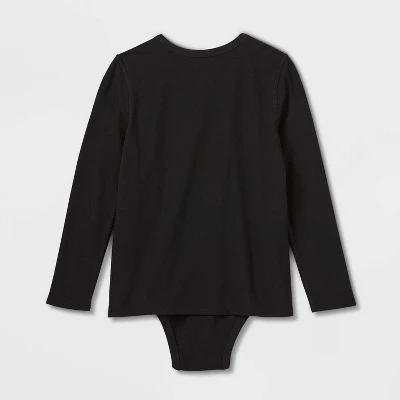 Kids' Adaptive Long Sleeve Bodysuit With Abdominal Access - Cat & Jack™