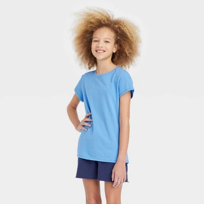 Girls' 2pk Core Short Sleeve T-Shirt - All In Motion™