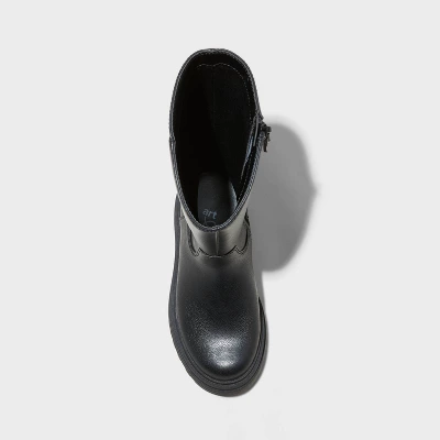 Girls' Blake Riding Boots - Art Class™ Black - Image 2