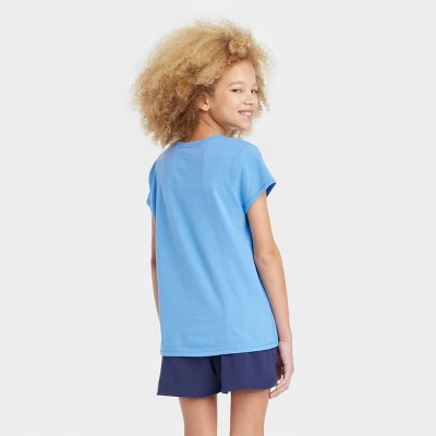 Girls' 2pk Core Short Sleeve T-Shirt - All In Motion™ - Image 2