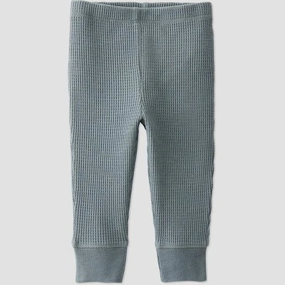 Little Planet By Carter’s Baby 2pc Waffle Top & Bottom Set - Slate Gray