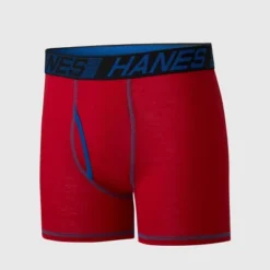 Hanes Boys' 5pk X-Temp Boxer Briefs - Red