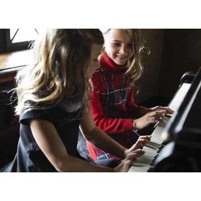 Hope & Henry Girls' Turtleneck Sweater Dress, Toddler - Image 4