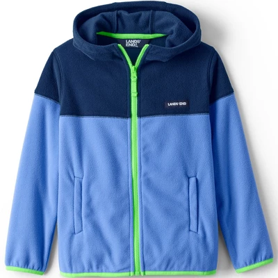 Lands' End Kids Fleece Full Zip Jacket With Hood - Image 3