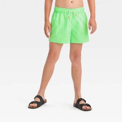 Boys' Snappy Solid Swim Shorts - Art Class™ Green - Image 3