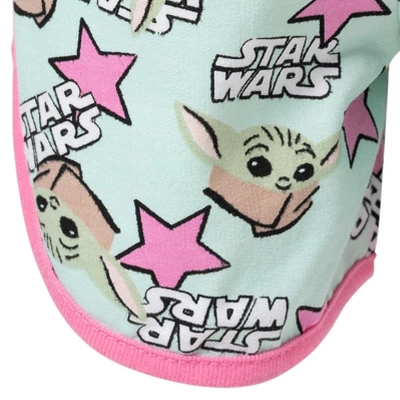 Star Wars The Child T-Shirt And French Terry Shorts Outfit Set Blue / Pink - Image 5