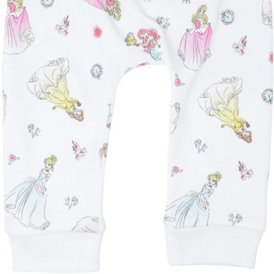 Disney Princess Belle Aurora Cinderella Baby Girls 3 Pack Pants Newborn To Infant - Image 8