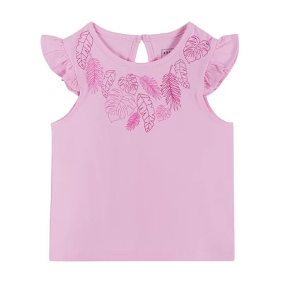 Andy & Evan Toddler Palm Print Shorts Set - Image 2