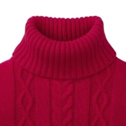 Hope & Henry Girls' Turtleneck Sweater Dress, Toddler