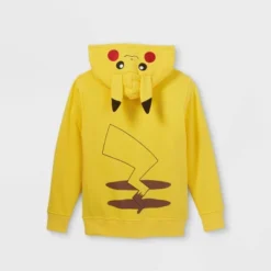 Kids' Pokemon Pikachu Costume Hoodie - Yellow