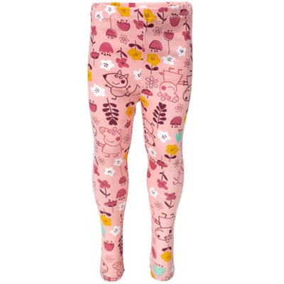 Peppa Pig Pullover Long Sleeve Graphic T-Shirt & Leggings Pink/Purple - Image 2