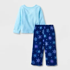 Toddler Girls' 2pc Frozen Pajama Set - Blue