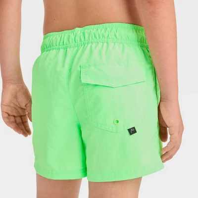 Boys' Snappy Solid Swim Shorts - Art Class™ Green