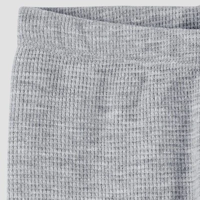 Carter's Just One You® Baby 3pc Bear Thermal Top & Bottom Set With Hat - Gray - Image 2