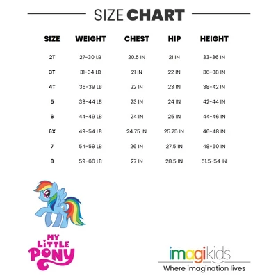 My Little Pony Pinkie Pie Rainbow Dash Girls T-Shirt And Bike Shorts Outfit Set Little Kid To Big Kid - Image 6