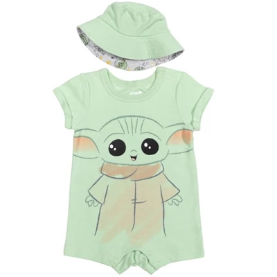 Star Wars The Child Romper And Sunhat