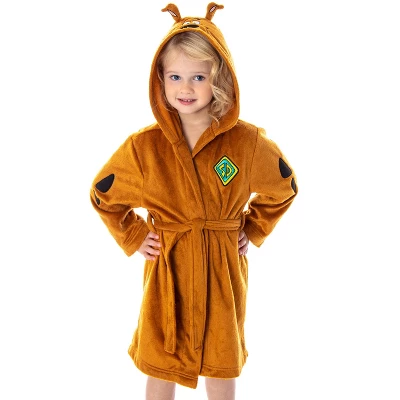 Scooby-Doo Scooby Doo Toddler Hooded Costume Robe Soft Plush W/ Ears - Image 5