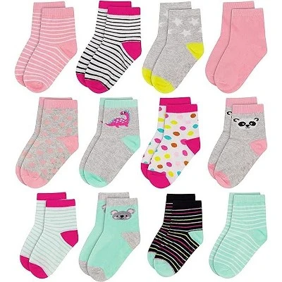 Rising Star Kid's 12 Pack Socks For Boys And Girls, Toddlers Or Little Kids Ages 2-10 - Image 9