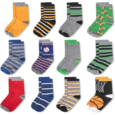 Rising Star Kid's 12 Pack Socks For Boys And Girls, Toddlers Or Little Kids Ages 2-10 - Image 12