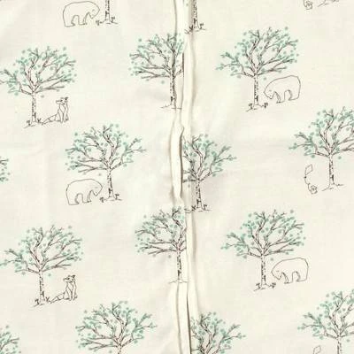 Touched By Nature Baby Organic Cotton Sleeveless Wearable Sleeping Bag, Sack, Blanket, Birch Tree - Image 2