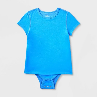 Kids' Adaptive Short Sleeve Bodysuit With Abdominal Access - Cat & Jack™ - Image 4