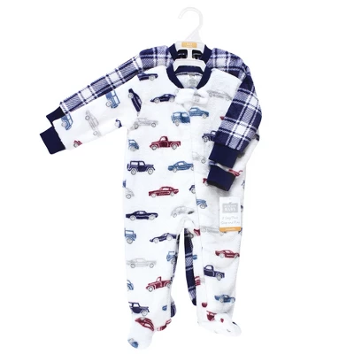 Hudson Baby Infant Boy Plush Sleep And Play, Cars