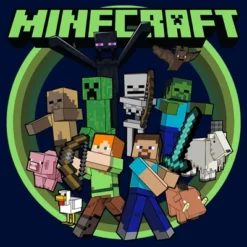 Boy's Minecraft Heroes And Mobs T-Shirt