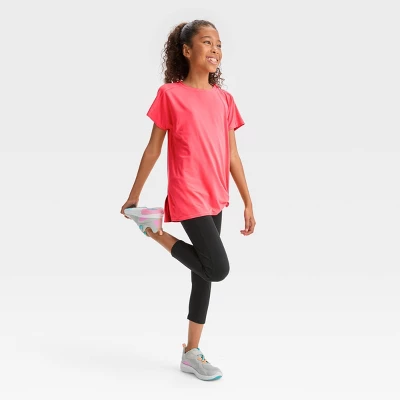 Girls' Short Sleeve Gym T-Shirt - All In Motion™ - Image 2