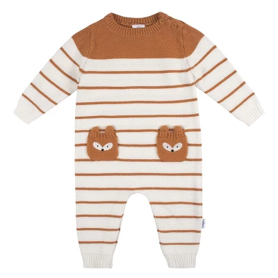 Gerber Baby And Toddler Boys' Sweater Knit Footless Romper - Image 8