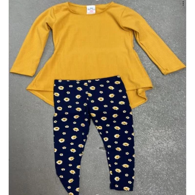 Girls Daisy Dream Hi-Lo Tunic & Legging Set - Mia Belle Girls - Image 3