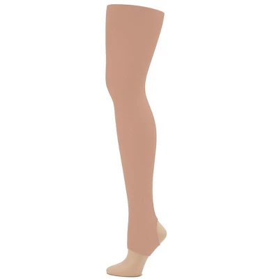 Capezio Ultra Soft Self Knit Waistband Stirrup Tight - Girls & Toddler - Image 13